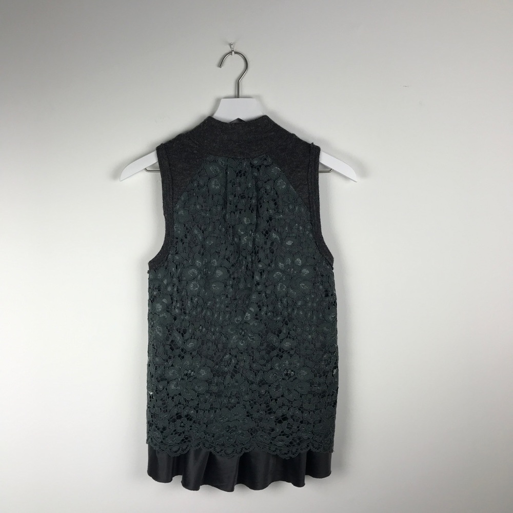 Final Sale Ella Mock Turtleneck Sleeveless Sweater - Picture 8 of 8